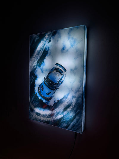 Drift Queen ( Premium LED Wall Art )