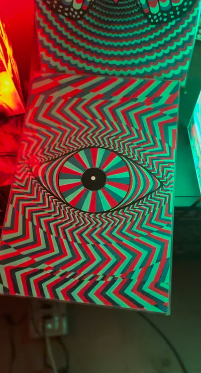 Moving Trippy eye (LED Trippy Wall art )