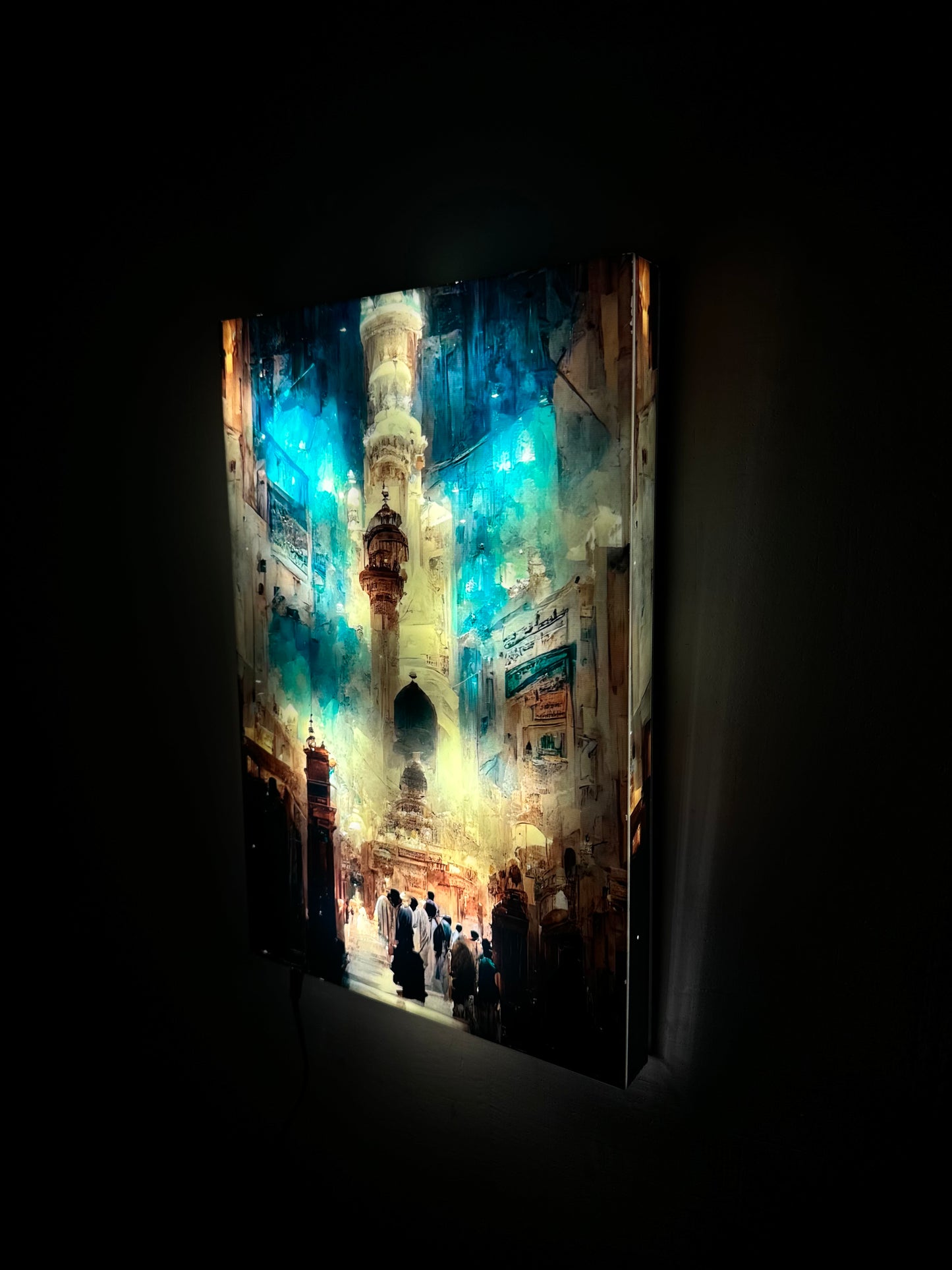 Masjid e Nabvi ART ( Premium LED  Wall Art )
