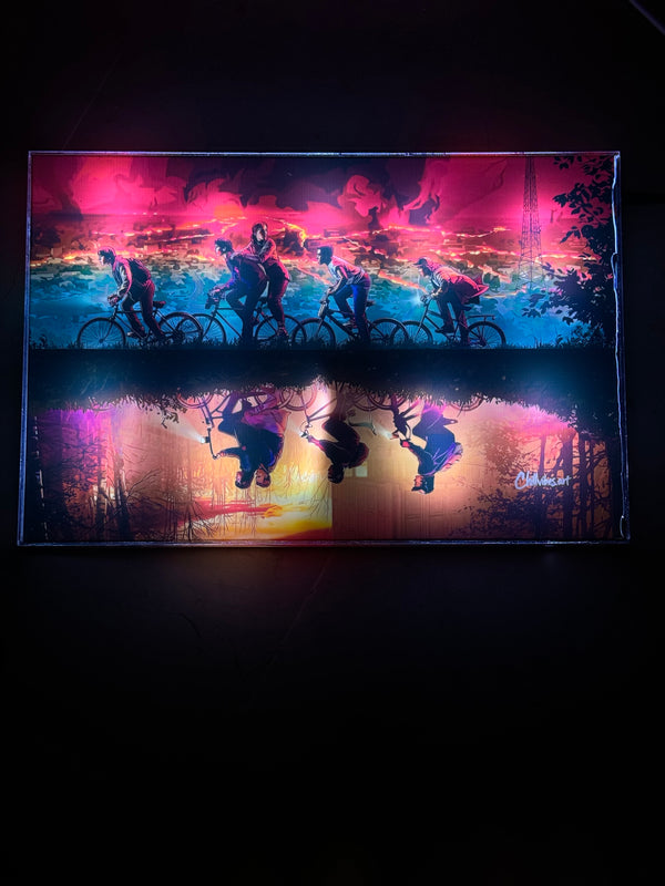 Stranger Things (Premium Led Wall Art )