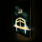 Khana Kaba and the stars ART ( Premium LED  Wall Art )