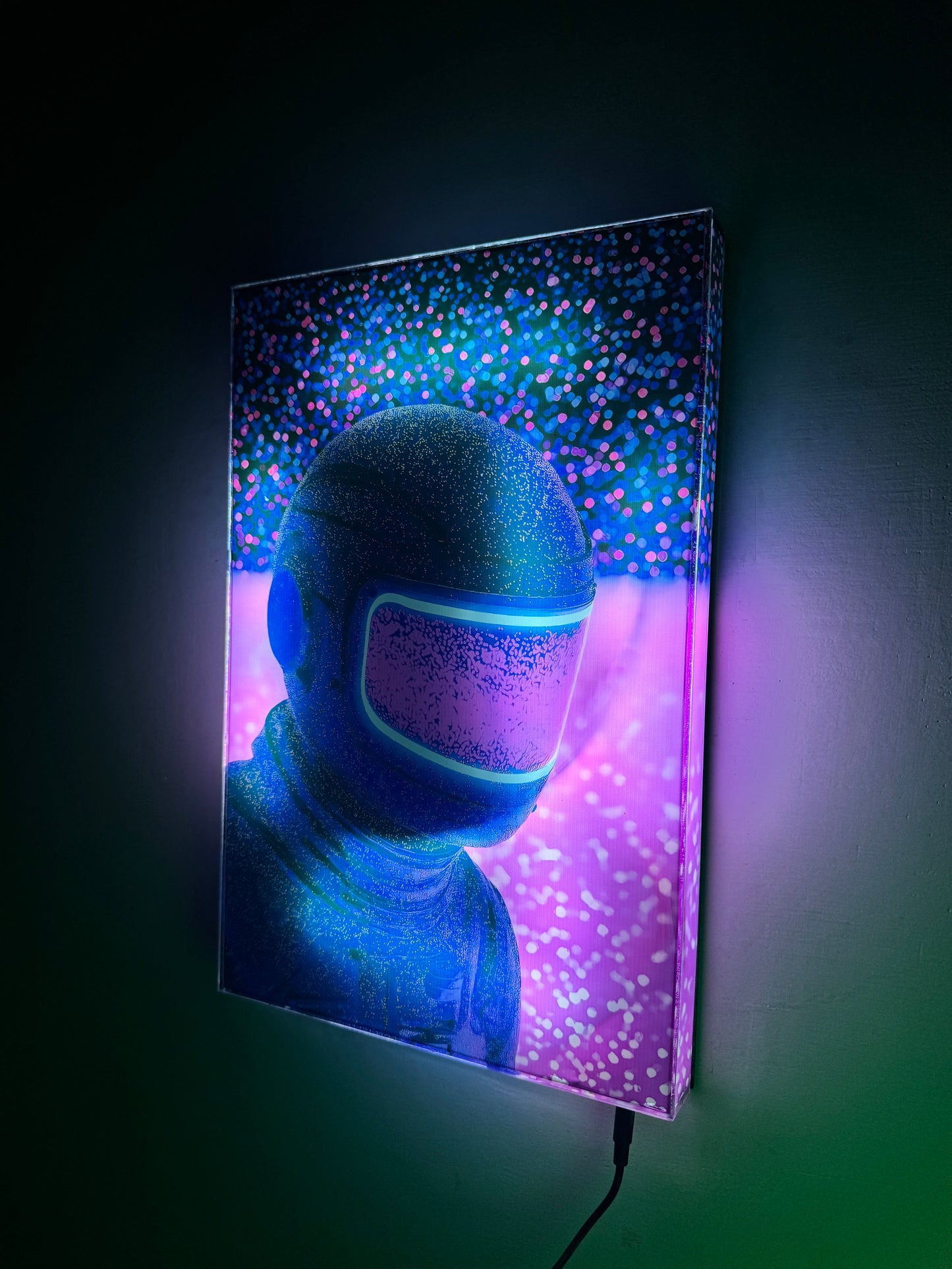 Space Colors ( Premium LED  Wall Art )