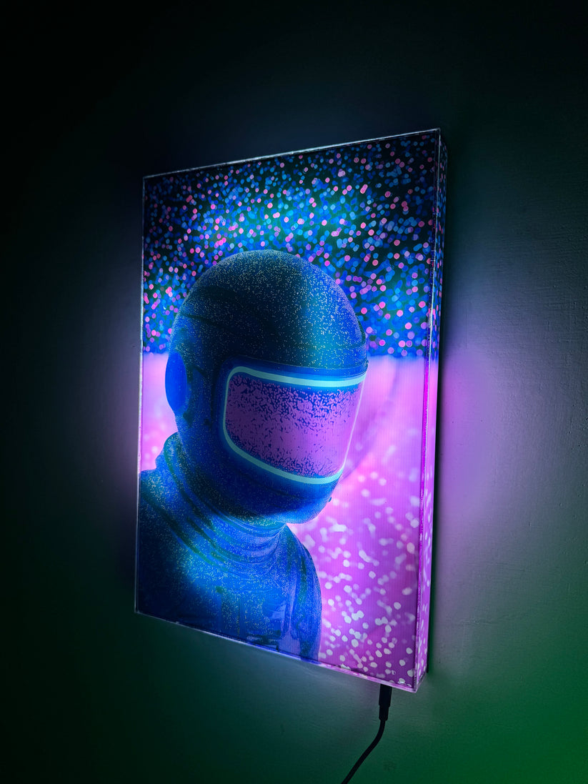Space Colors LED Wall Art
