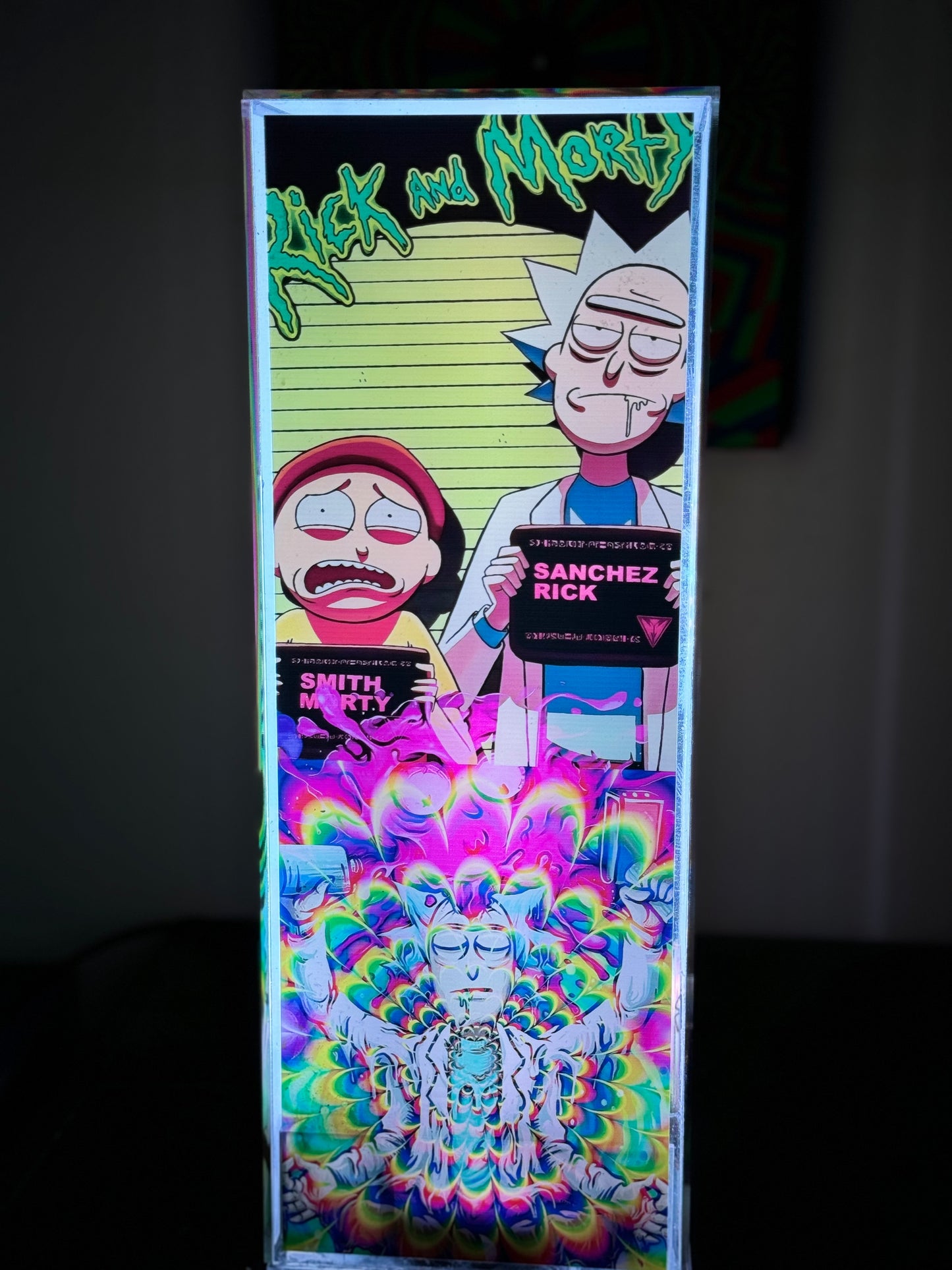 Rick and morty (led Trippy speaker )