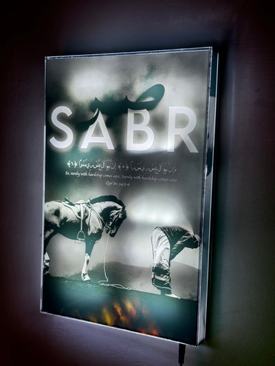 Sabr (premium Led Wall art)