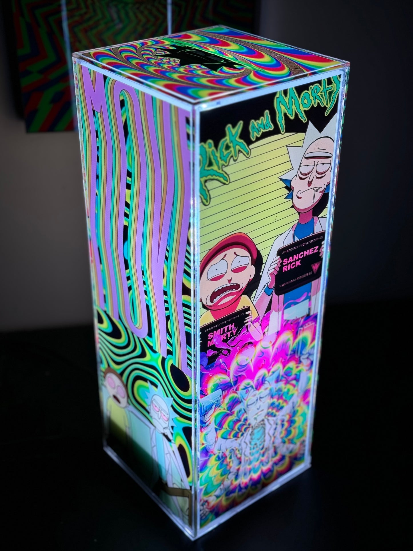 Rick and morty (led Trippy speaker )