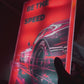 The speed (premium LED wall art )